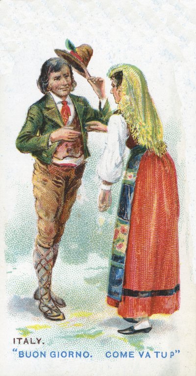 Customary Greeting in Italy by English School