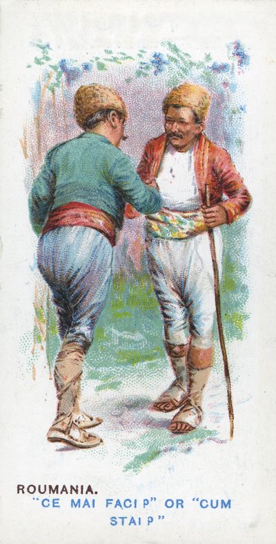 Customary Greeting in Roumania by English School
