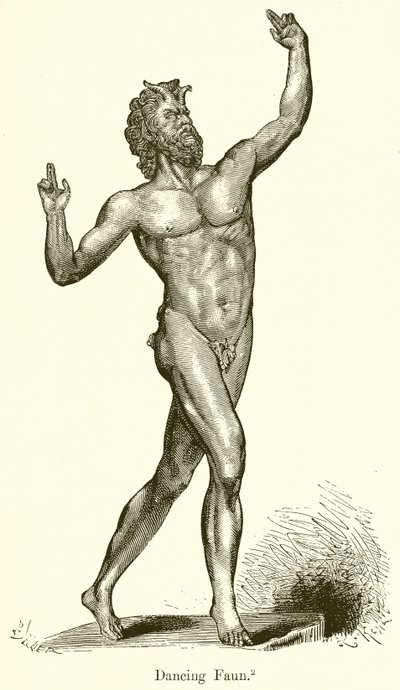 Dancing Faun by English School