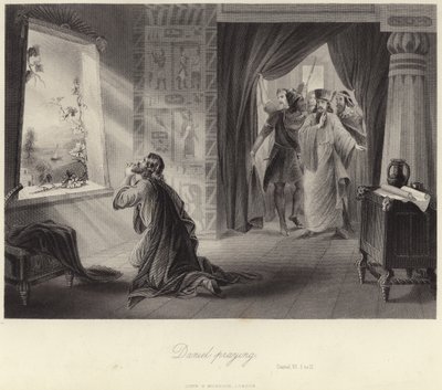 Daniel Praying by English School