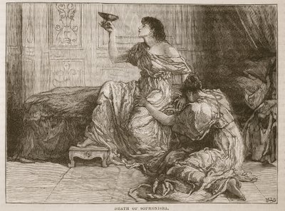 Death of Sophonisba by English School