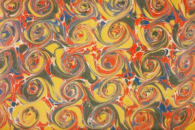 Decorative End Paper by English School