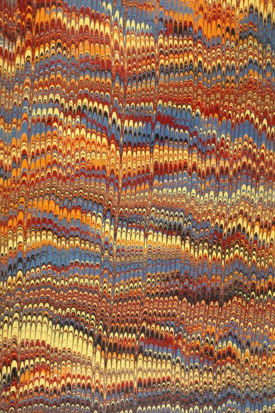 Decorative End Paper by English School