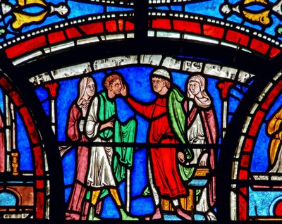 Detail from the Miracle Window by English School