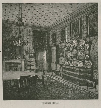 Dining Room, Holland House by English School