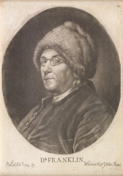 Dr. Franklin, 1784 by English School