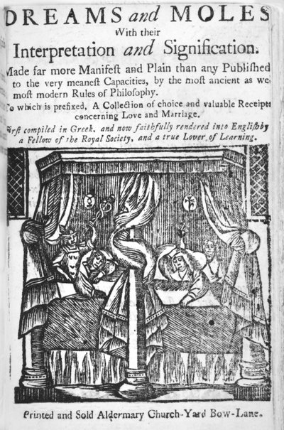 Dreams and Moles, titlepage by English School