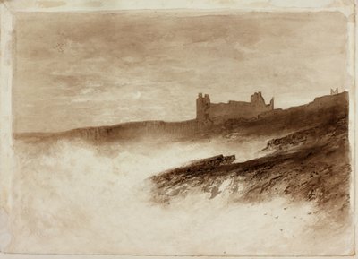 Dunstanburgh Castle by English School