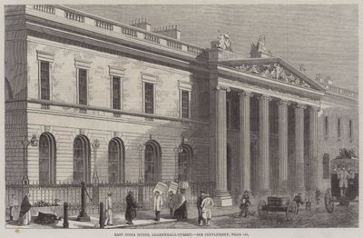 East India House, Leadenhall-Street by English School