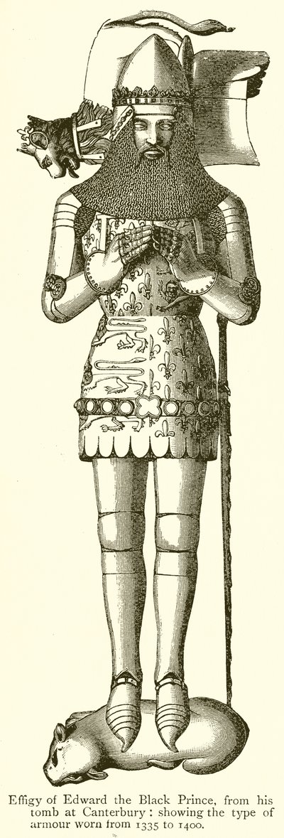 Effigy of Edward the Black Prince by English School