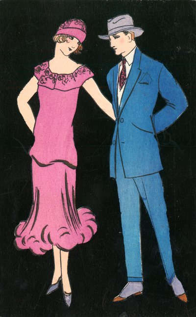 Elegant Couple by English School