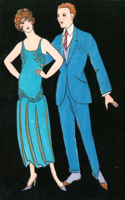 Elegant Couple by English School