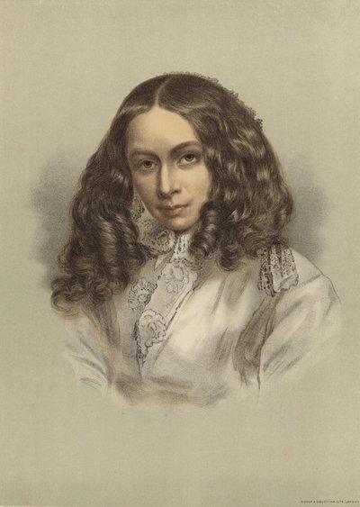 Elizabeth Barrett Browning by English School