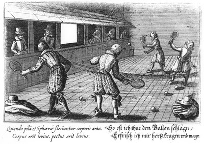 Elizabethan Tennis by English School