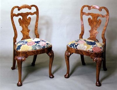English side chairs, early 18th century by English School