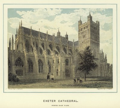 Exeter Cathedral, North East View by English School