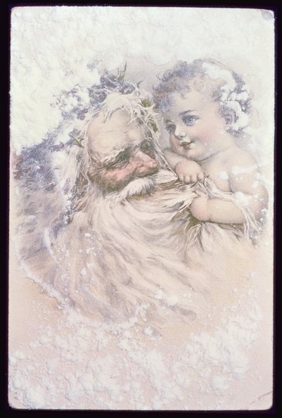 Father Christmas and a Child by English School