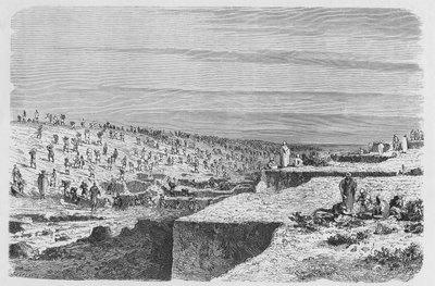 Fellaheen at work on the canal by English School