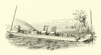 Fishing Punt by English School