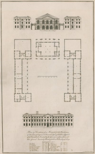 Foundling Hospital by English School