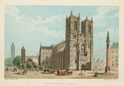 General View of Westminster Abbey by English School