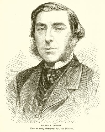 George J. Goschen by English School