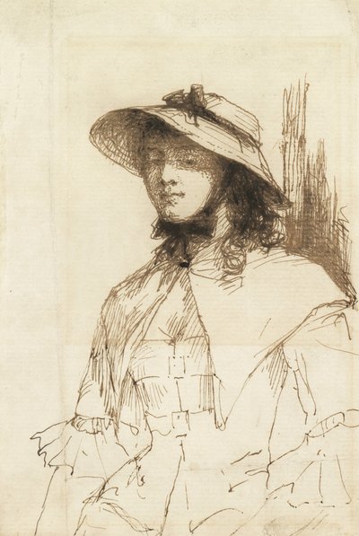 Girl in a Hat by English School