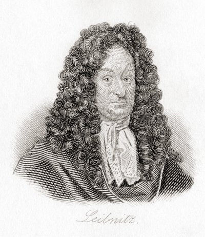 Gottfried Wilhelm von Leibniz by English School