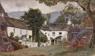 Grange over Sands: Wilson’s Farm, Lindale, 1875 by English School