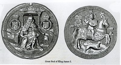 Great Seal of James I (1566-1625) by English School