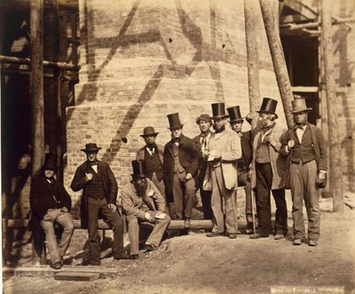 Group of Foremen, 1862 by English School