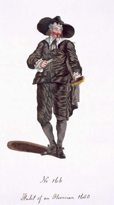 Habit of an Oliverian, 1650 by English School