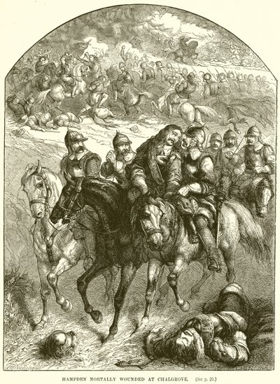 Hampden Mortally wounded at Chalgrove by English School