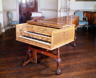 Harpsichord, by Jacob Kirckman, English, 1766 by English School