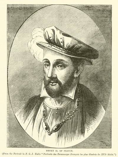 Henry II of France by English School