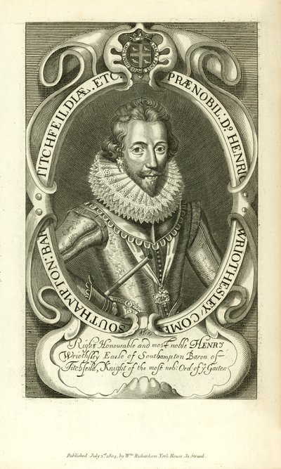 Henry Wriothsley, Earl of Southampton by English School