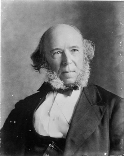 Herbert Spencer (1820-1903) by English School