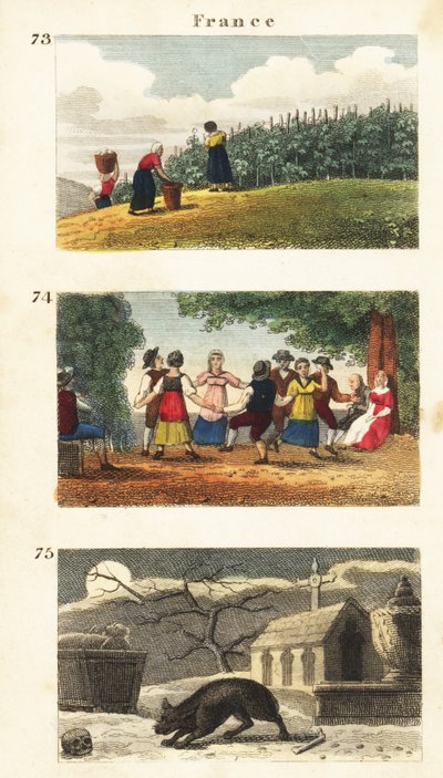Historical Views of France by English School