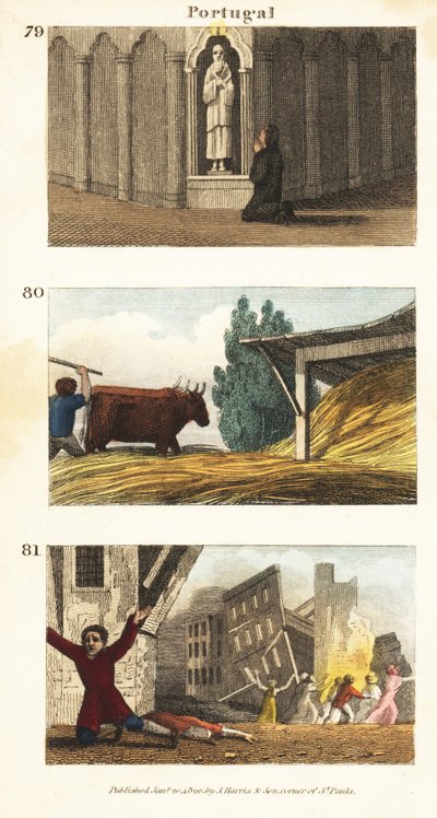 Historical Views of Portugal by English School