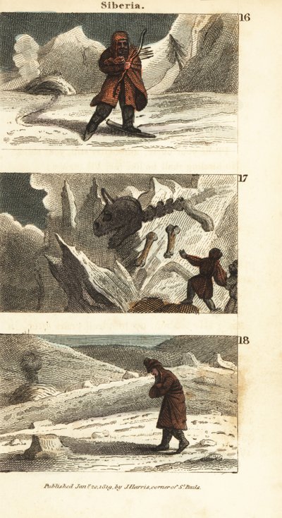 Historical Views of Siberia by English School