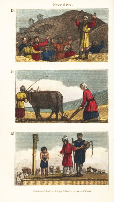 Historical Views of Sweden by English School