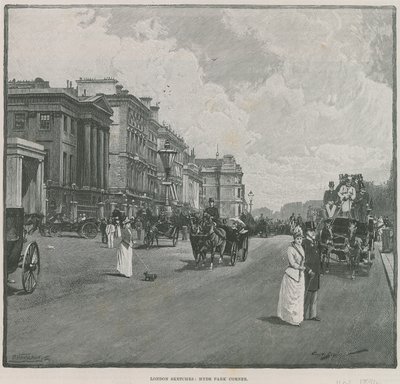 Hyde Park Corner, London by English School