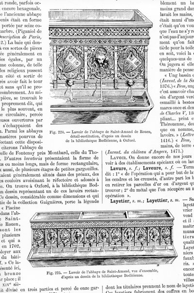 Illustrations of a Lavoir, 1887 by English School
