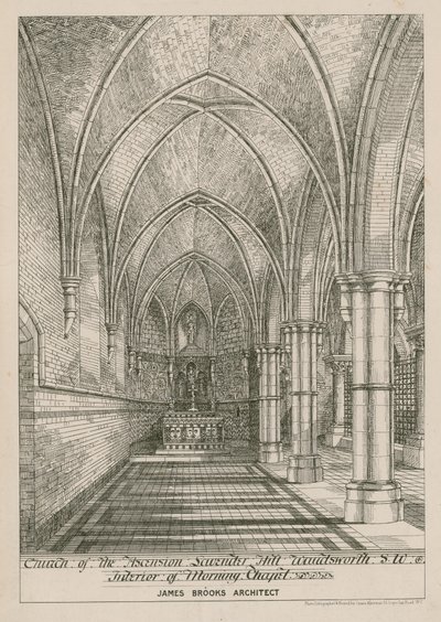 Interior of the Morning Chapel by English School