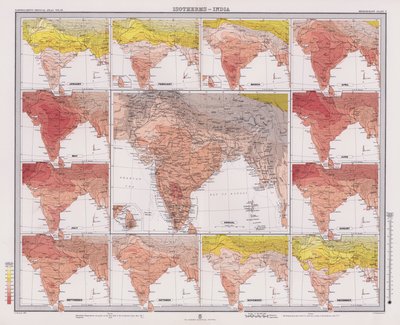 Isotherms, India by English School