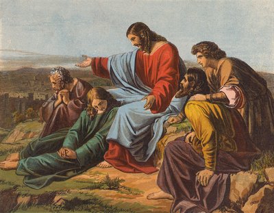 Jesus Christ weeping over Jerusalem by English School