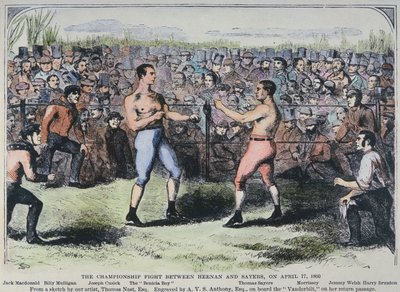 John Heenan v. Tom Sayers by English School