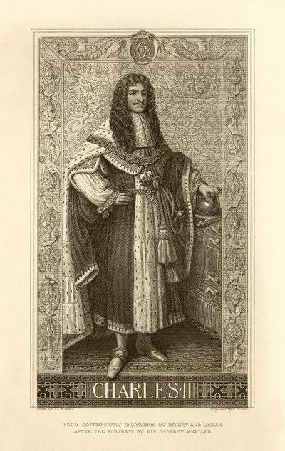 King Charles II by English School