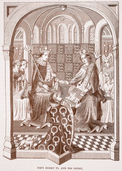 King Henry VI and His Court by English School