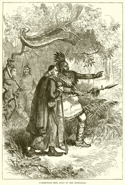 Lamberville Sent Away by the Onondagas by English School